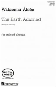 cover The Earth Adorned (Sommarpsalm) SATB choral sheet music cover